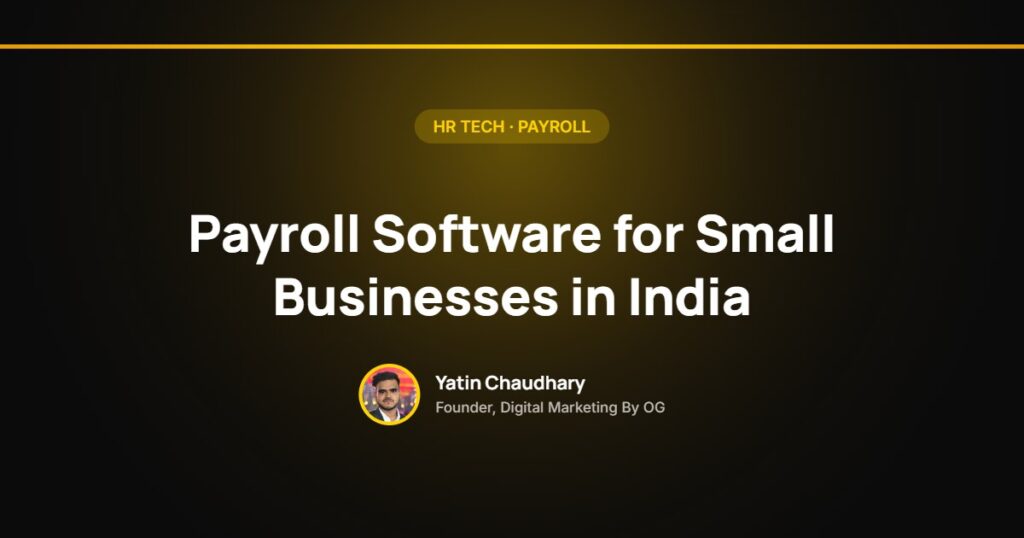 Payroll software for small businesses in India